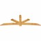 Ekena Millwork Alberta Rough Sawn Timber Gable Bracket, Western Red Cedar, 108"W x 40"H x 2"D x 6"F, 9/12 Pitch GBW108X40X0206ALB00RWR - alternate 2